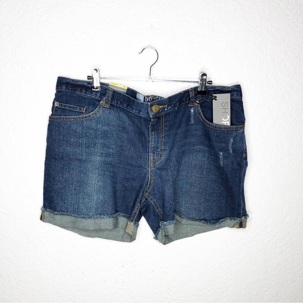 Mossimo boyfriend premium denim shorts size 14 NWT